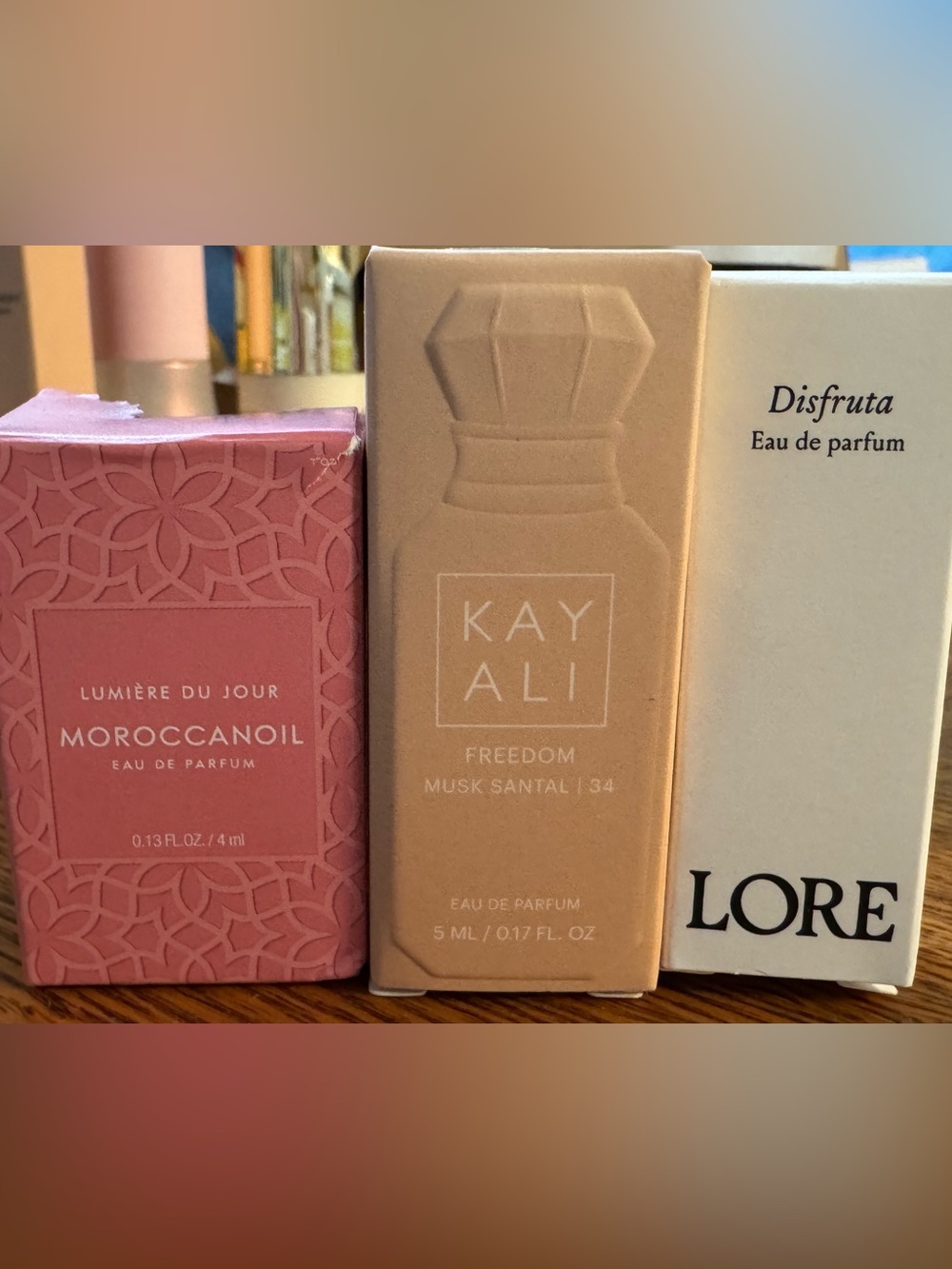 KayAli Freedom, MoroccanOil Lumiere, Lore Disfruta